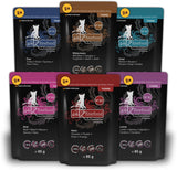 Catz Finefood Purrrr Collection I - Monoproteinowa mokra karma dla kotów - bez zbóż, bez cukru, hipoalergiczna - o wysokiej zawartości mięsa - Mokra karma dla kotów w opakowaniach zbiorczych - w saszetkach, 85g (12 opakowań)