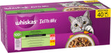 WHISKAS TASTY MIX Nassfutter w sosie für Katzen 40 x 85g Wybór szefa kuchni