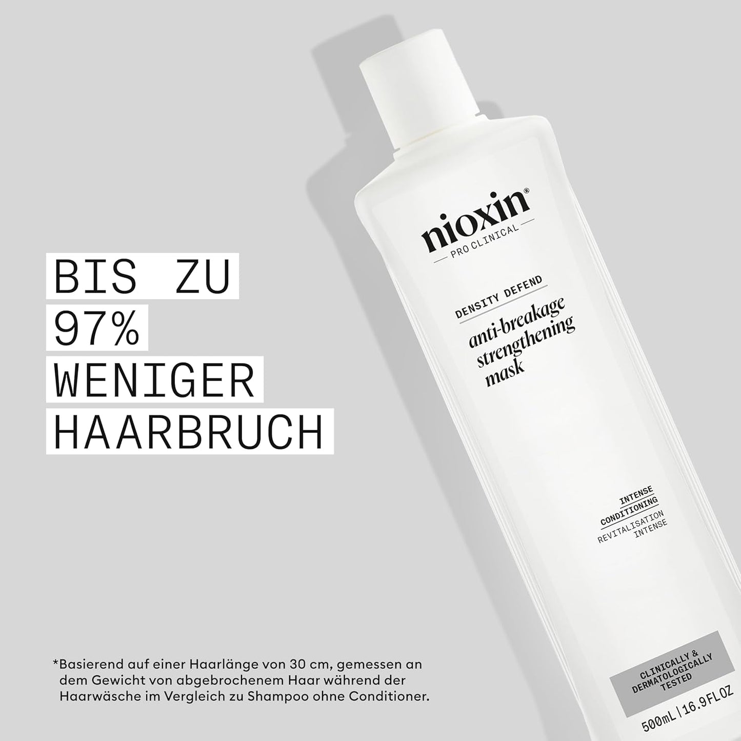 Nioxin Density Defend Anti-Breakage Wzmacniająca maska do włosów - Nawilżająca maska do włosów przeciw łamliwości włosów, pielęgnacja włosów bez spłukiwania z witaminą C Maska do włosów Naty Shop