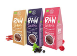 DIET-FOOD RAW Organiczne ciasteczka z czarną porzeczką Zdrowa przekąska Pyszne ciasteczka biurowe Bez konserwantów 100g (1 opakowanie)