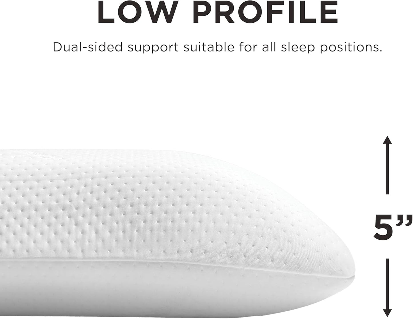 Poduszka TEMPUR-PEDIC Symfonia Z pianki memory, Luksusowa, Miękka, Standardowa, Biała Poduszki standardowe Naty Shop