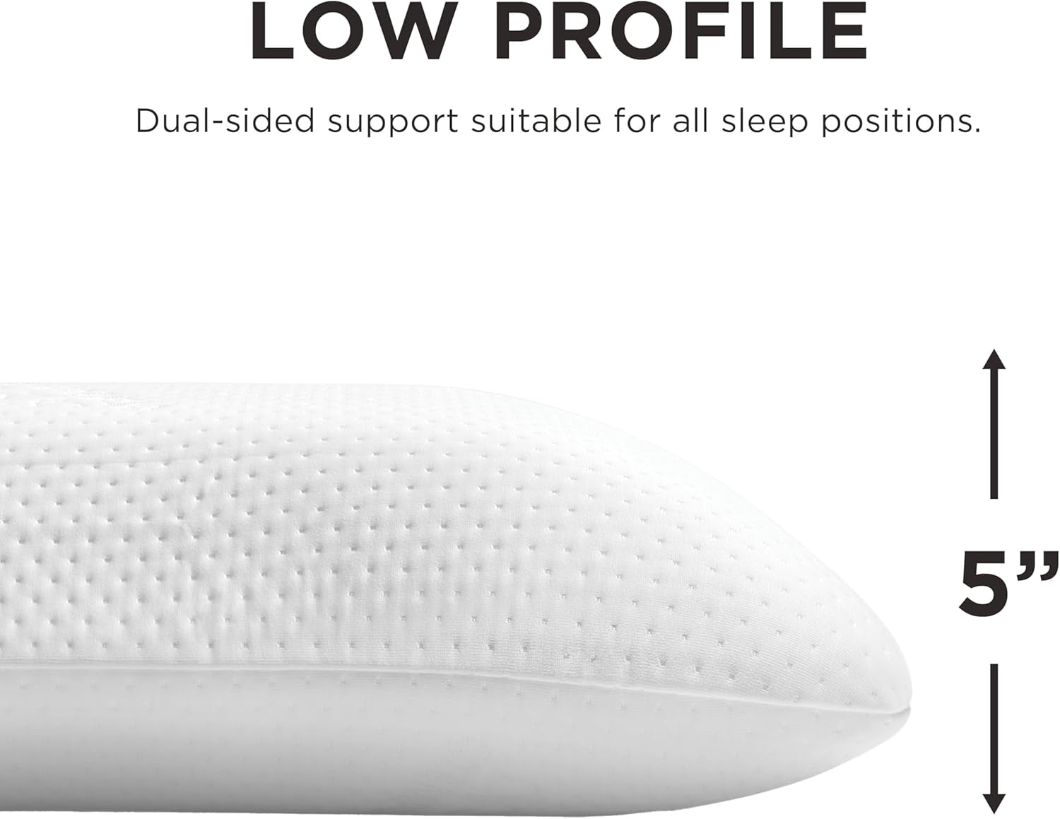 Poduszka TEMPUR-PEDIC Symfonia Z pianki memory, Luksusowa, Miękka, Standardowa, Biała Poduszki standardowe Naty Shop