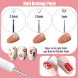 10 Stück Nail-Art-Pinsel, Nagel-Gel-Nagellack-Malpinsel, Zeichenstift, Nagel-Liner-Pinsel i Nagel-Dotting-Stift Für Gel-Nagellack, DIY, Maniküre, Salon Zu Hause