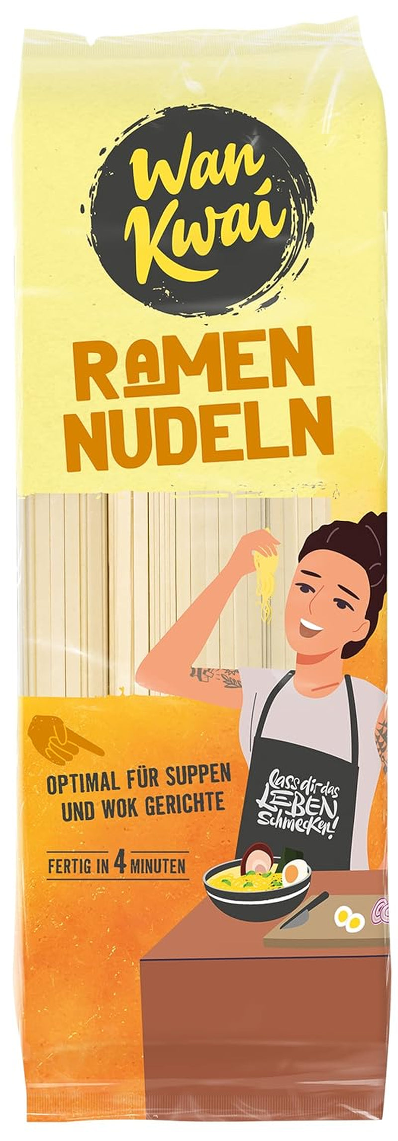 Makaron Wan Kwai Ramen 300g – Autentyczny smak kuchni azjatyckiej. Wszechstronne, szybkie w przygotowaniu, wysokiej jakości składniki. Idealny do zup i dań z woka.