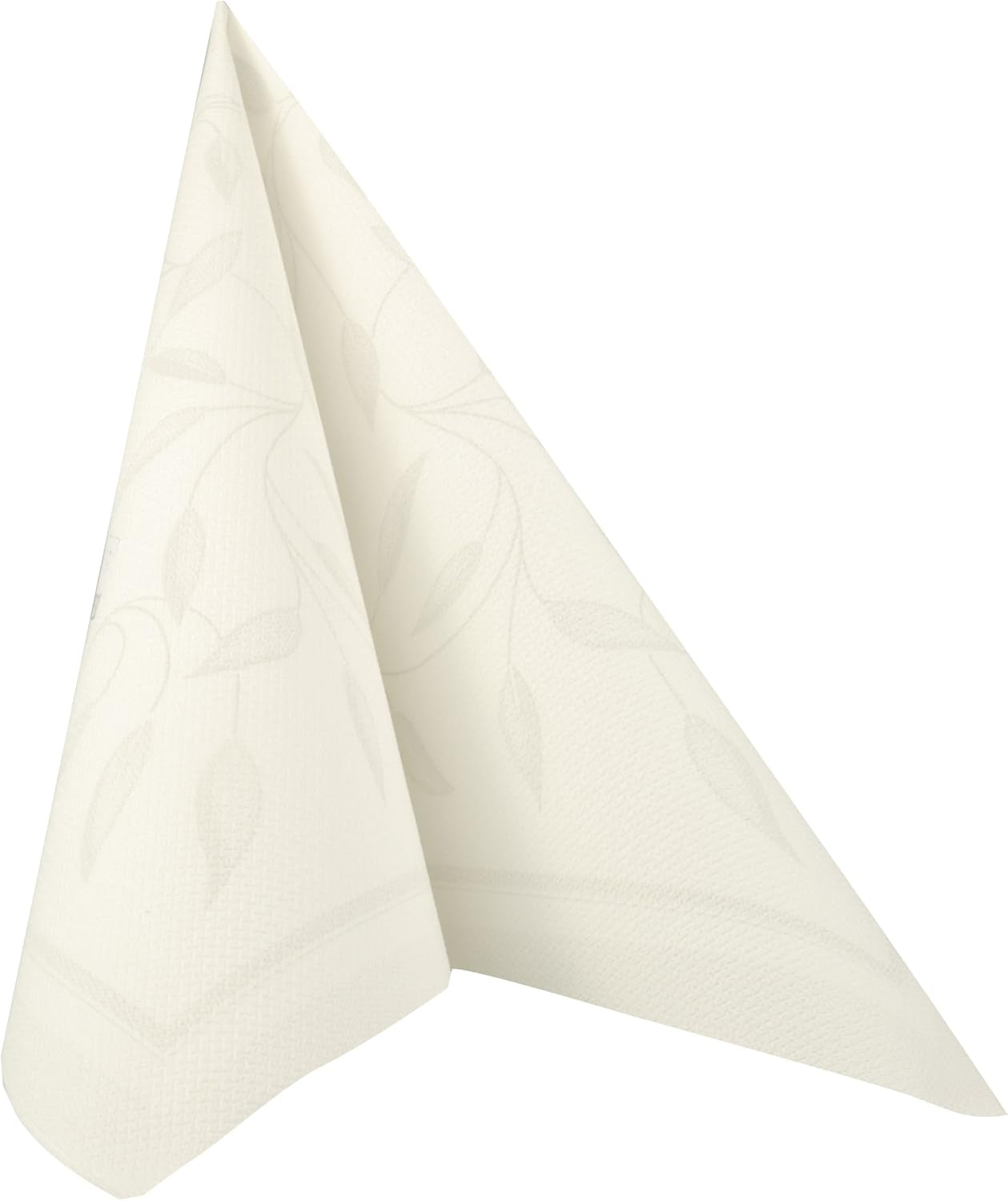 Papstar, 50 serwetek „ROYAL Collection” 1/4 złożenia 40 cm x 40 cm białe „New Mediterranean”, #11652
