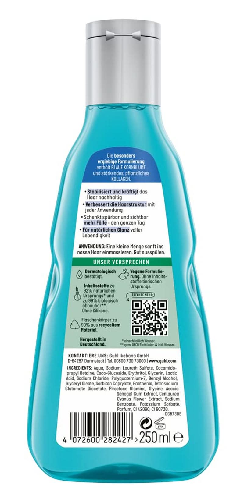 Szampon zwiększający objętość Guhl Long Term - 250 ml Naty Shop