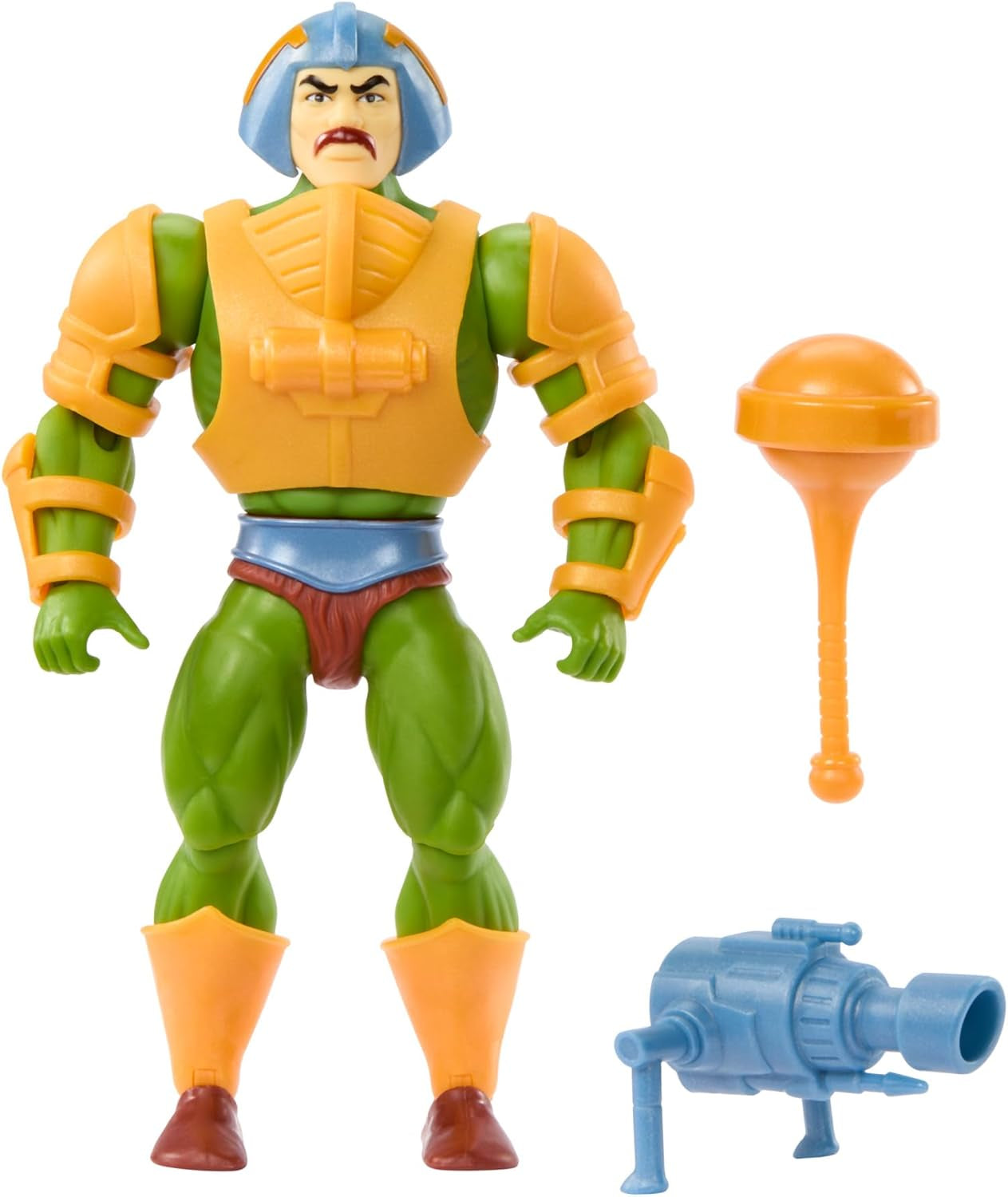 Zabawka Masters of the Universe Origins, zbrojny Duncan Figurka z kolekcji kreskówek, wysokość ok. 14 cm, bohater ze zdejmowaną zbroją i akcesoriami, figurki HYD25 Naty Shop Modern