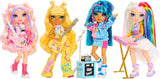 Zespół Rainbow High Junior High Rock Band – Amaya, kolory tęczy – lalka modowa 23 cm z klawiaturą, konfigurowalna za pomocą naklejek, ruchoma, urocza zabawka dla dzieci w wieku od 4 lat