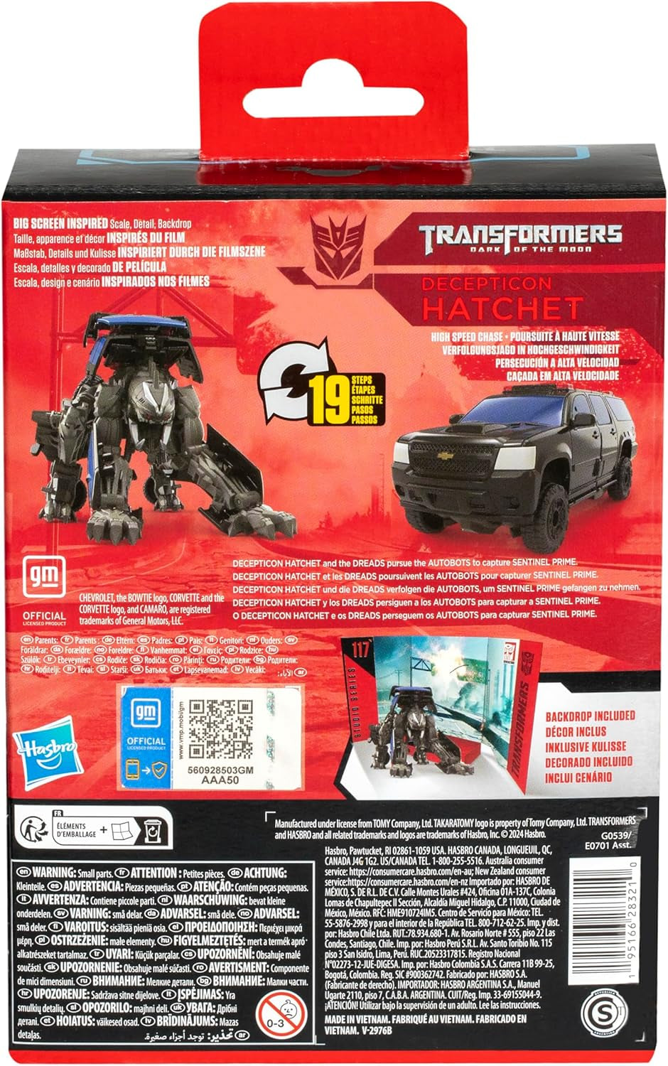 Transformers Seria Studio Deluxe Transformers: Ciemna strona księżyca 94 Decepticon Hatchet Figurka Figurki Figurki Naty Shop