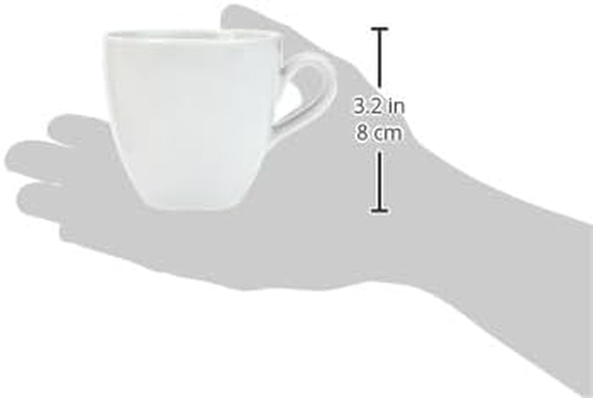 Alessi SG53/87 'Mami' Kaffee-Obertasse 6 Stück aus biały Porzellan 8,0 cm Durchmesser