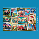 Trefl - Easypiece Puzzle : Stemple - 300 elementów - Duże elementy, Łatwe puzzle, Dla dorosłych i dzieci powyżej 10 lat Puzzle Naty Shop