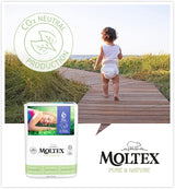 Organiczne pieluszki Pure & Nature Rozmiar 6 XL (17-28kg) Pudełko miesięczne 84 pieluszki organiczne