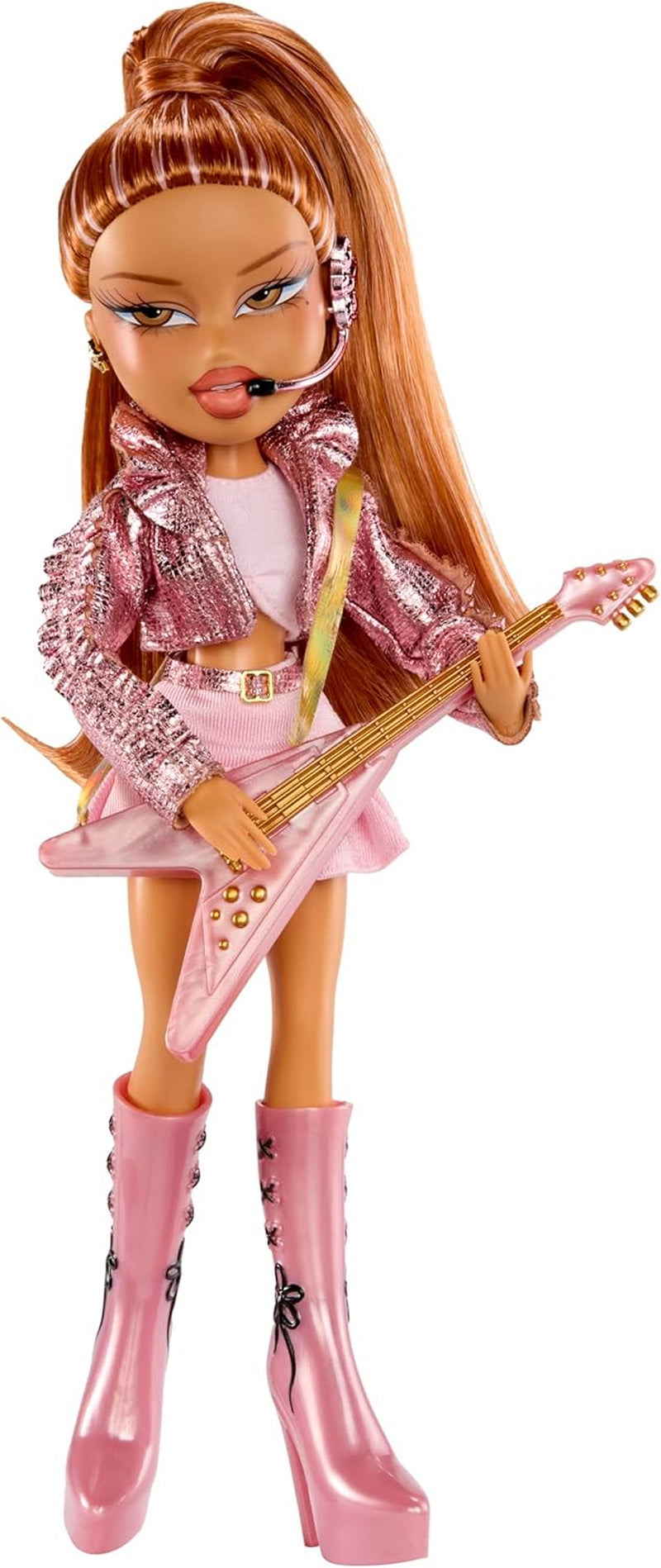 BRATZ Pop Starz Yasmin – modna lalka z kolekcjonerskim urokiem, strojem i akcesoriami muzycznymi
