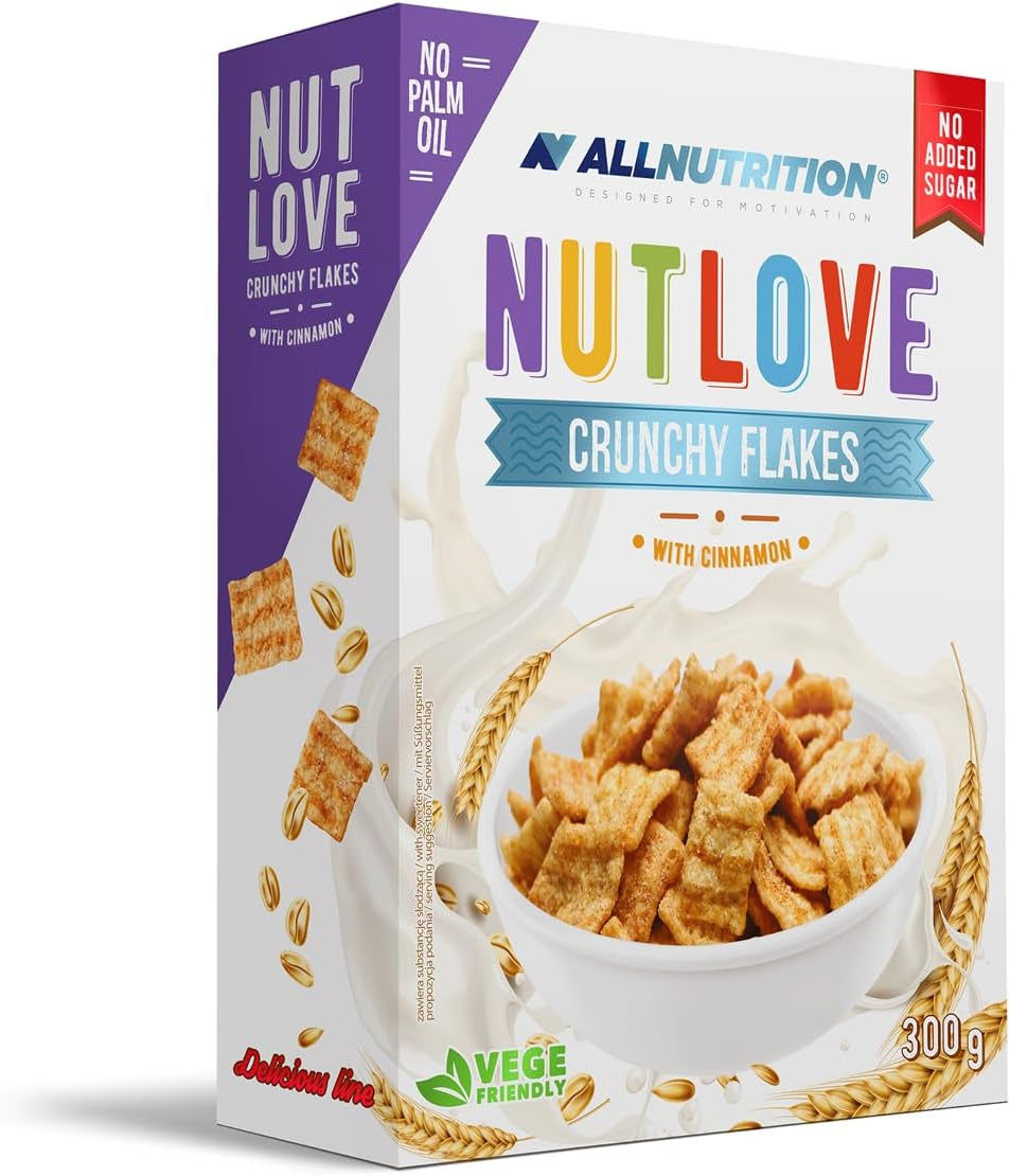 Allnutrition Nutlove Chrupiące Płatki z Cynamonem 300G Płatki Naty Shop Domyślny tytuł