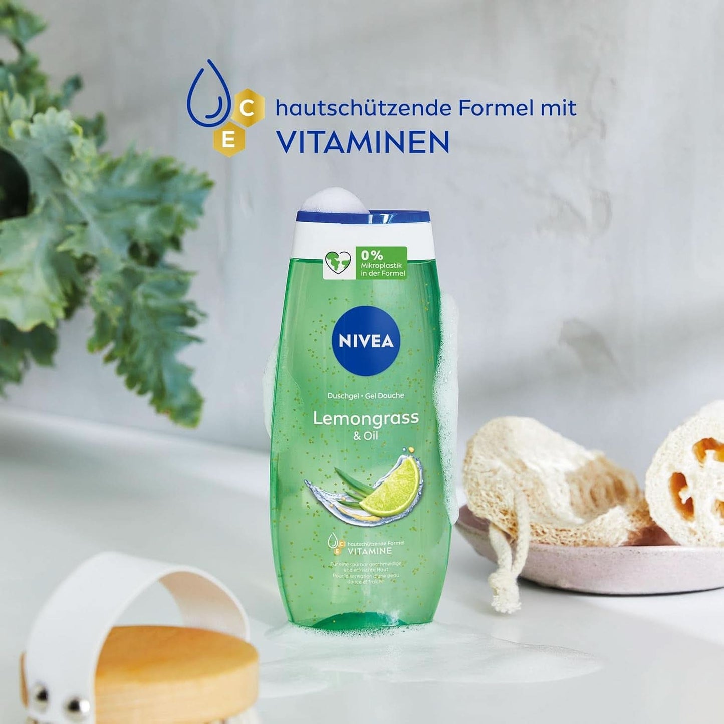 NIVEA Żel pod prysznic z trawą cytrynową i olejkiem, 250 ml Sklep Naty Shop