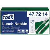 Tork 477840 Limonkowe serwetki obiadowe / 2-warstwowe serwetki do małych posiłków lub przekąsek / Zaawansowana jakość / 10 X 200 (2000) serwetki papierowe / 32,6 X 33 cm (dł. x szer.) / złożenie na 1/4