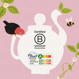 Cupper Organiczna herbata owocowa Żurawina Malina | Herbata malinowa | 250 niebielonych torebek herbaty | Duża paczka | Idealny do biura | Ekologiczne | Sprawiedliwy handel