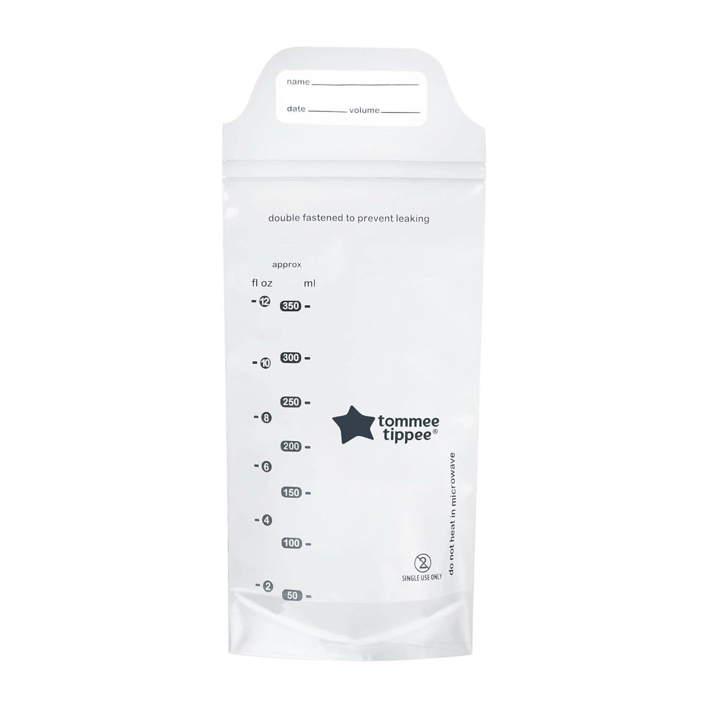 Tommee Tippee Closer to Nature Worki do przechowywania mleka matki, wstępnie sterylizowane, 350 ml Akcesoria Żywność i karmienie piersią Sklep Bebe Naty