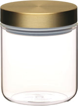 MasterClass Hermetyczny szklany słoik do przechowywania żywności z mosiężną pokrywką, 700 ml (1,25 pkt.) Pudełka do przechowywania żywności Naty Shop 25 x 25 x cm