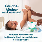 Pieluszki Pampers Baby-Dry Puppy Patrol Edition, rozmiar 4, 222 pieluszki, 9–14 kg, do 100% ochrony przed wyciekami i komfortu przez całą noc