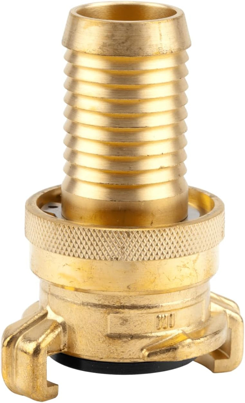 Złączka gwintowana Gardena z mosiądzu: Złącze mosiężne do podłączenia z obu stron, np. do pomp, gwint rurowy 26,5 mm (G 3/4 cala) (7260-20)