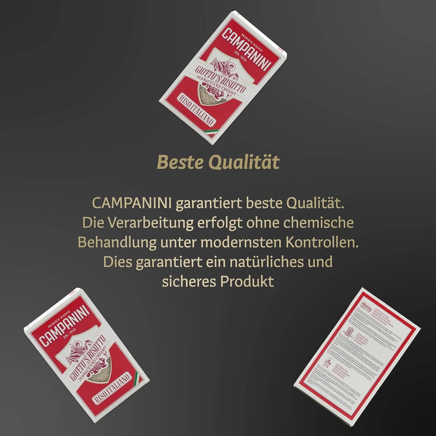 Oryginalny ryż do risotto | Ryż Campanini do risotto | 1000g | z Włoch | Risotto i zupy
