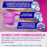 Vanish Oxi Action Powder Pink - 1.125 Kg - bezchlorowy proszek do usuwania plam i ulepszania prania - do prania kolorowego Proszki do prania Naty Shop