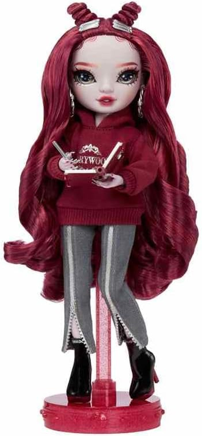 Rainbow High Shadow High Series 3 - Scarlett Rose - Maroon Fashion Doll - Modny strój i ponad 10 kolorowych akcesoriów do zabawy - Idealny dla dzieci w wieku 4-12 lat i kolekcjonerów