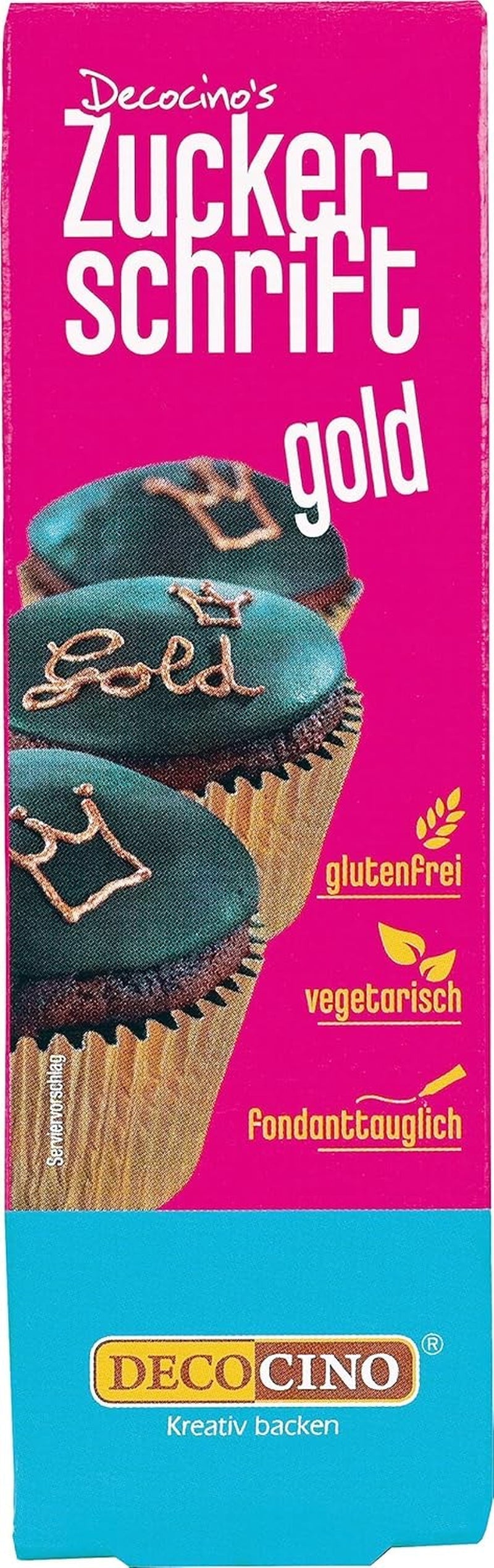 Napis Decocino Red Sugar - Napis do barwienia żywności - Praktyczna tuba do etykietowania kremówki i lukru - Ozdoby do pieczenia ciast, ciast i babeczek! (zestaw 2 szt.)