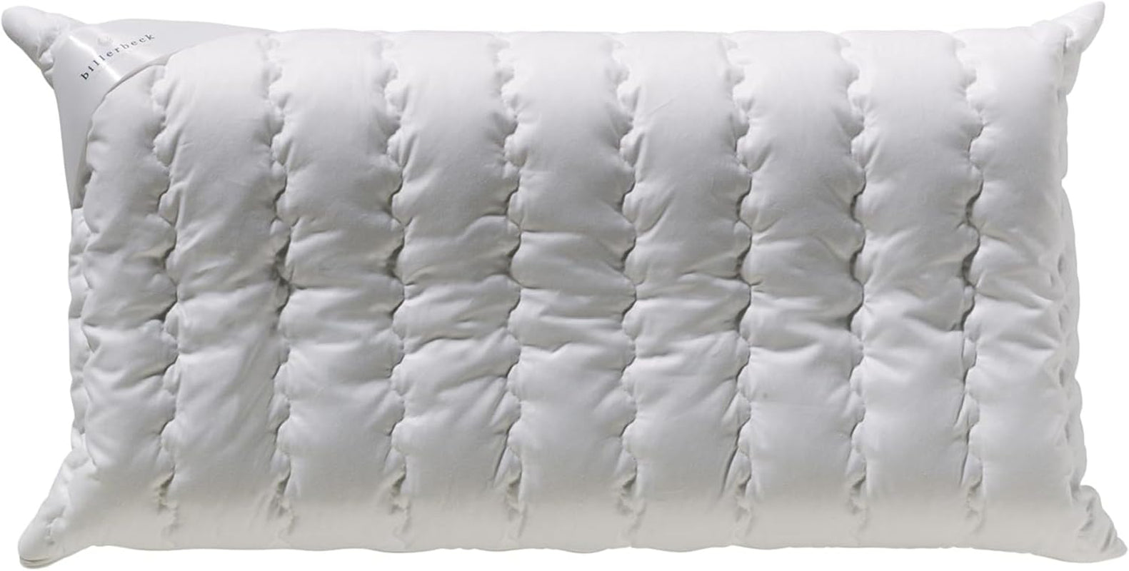 Billerbeck Pillow S20 Latex - Poduszka pod kark 40 X 80 cm - Poduszka pod kark z miękkim rdzeniem lateksowym, biała Poduszki standardowe Naty Shop Pianka Visco