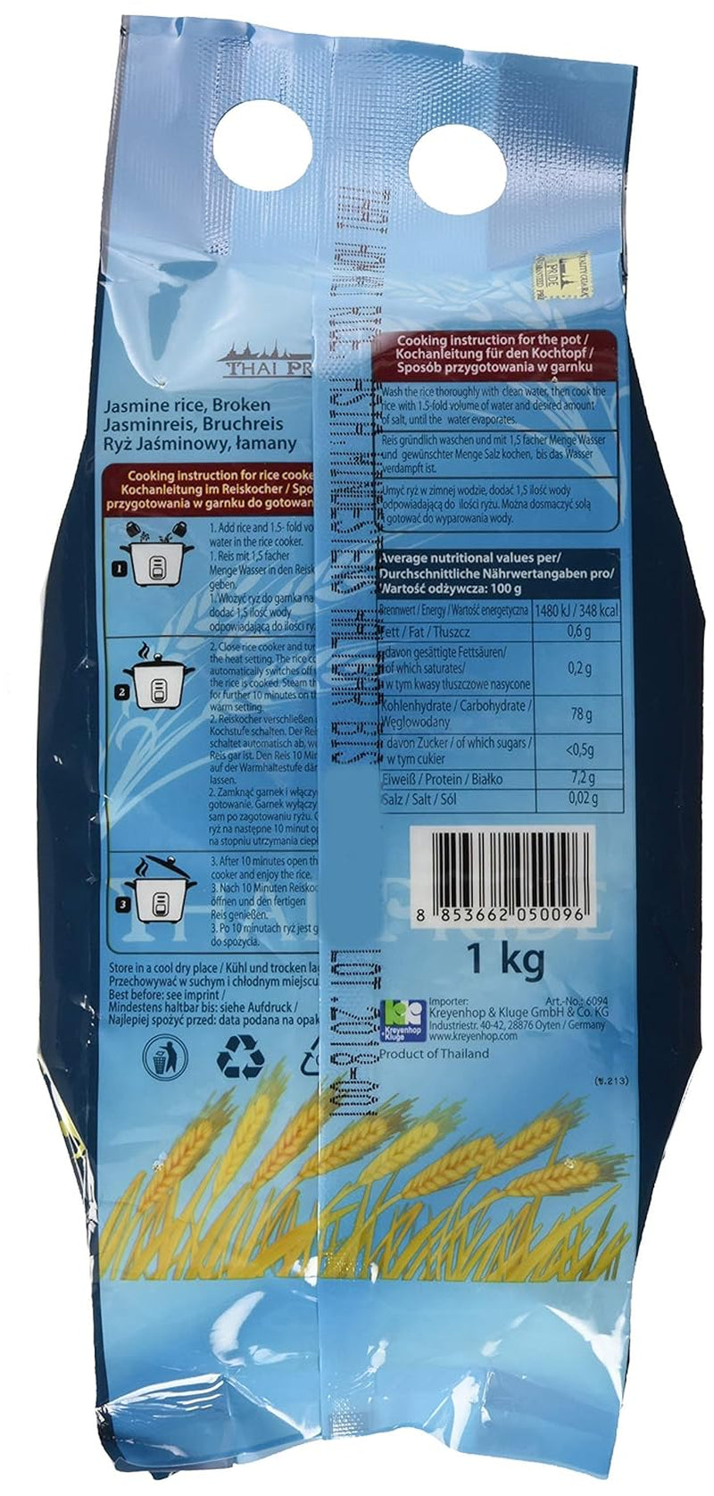Pachnący ryż łamany, opakowanie 10 szt. (10 x 1 kg)