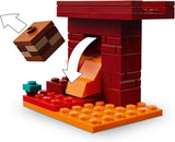 LEGO Minecraft Pojedynek lawowy w głębinach, zabawka dla fanów gier wideo, forteca z minifigurkami, w tym Alexem, szkieletem Witherem, Lohe i Striderem, prezent dla dziewcząt i chłopców w wieku 6 lat 21266 Zestawy do budowania Szukaj w sklepie LEGO