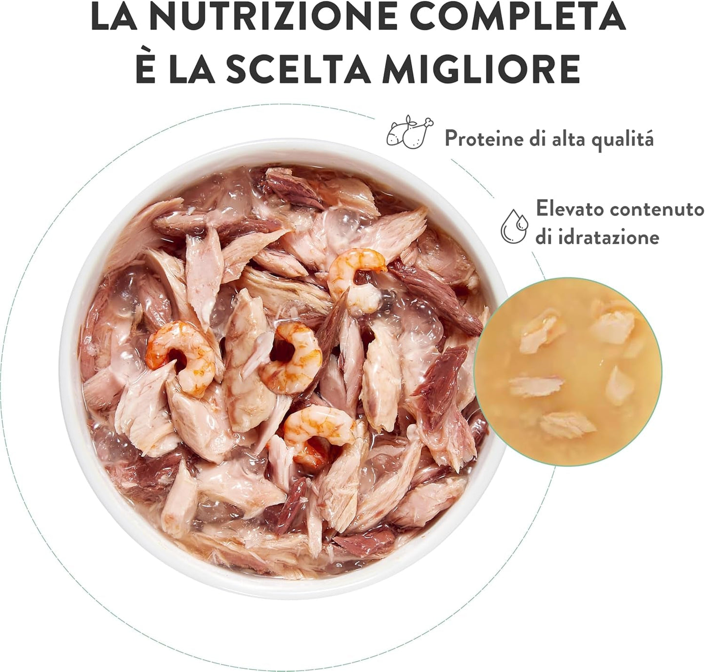 Łosoś Tuńczyk w Galaretce, pełnoporcjowa mokra karma dla kotów, w puszce, z dodatkiem witamin, 100% naturalna, 6 x 85g