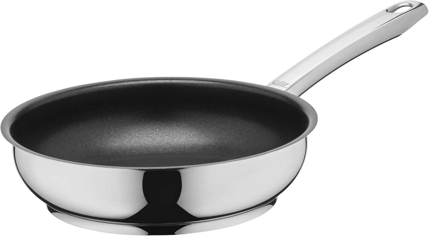 Patelnia indukcyjna Silit Calabria, uchwyt ze stali nierdzewnej, żaroodporne Garnki i patelnie Naty Shop Pan 20 cm