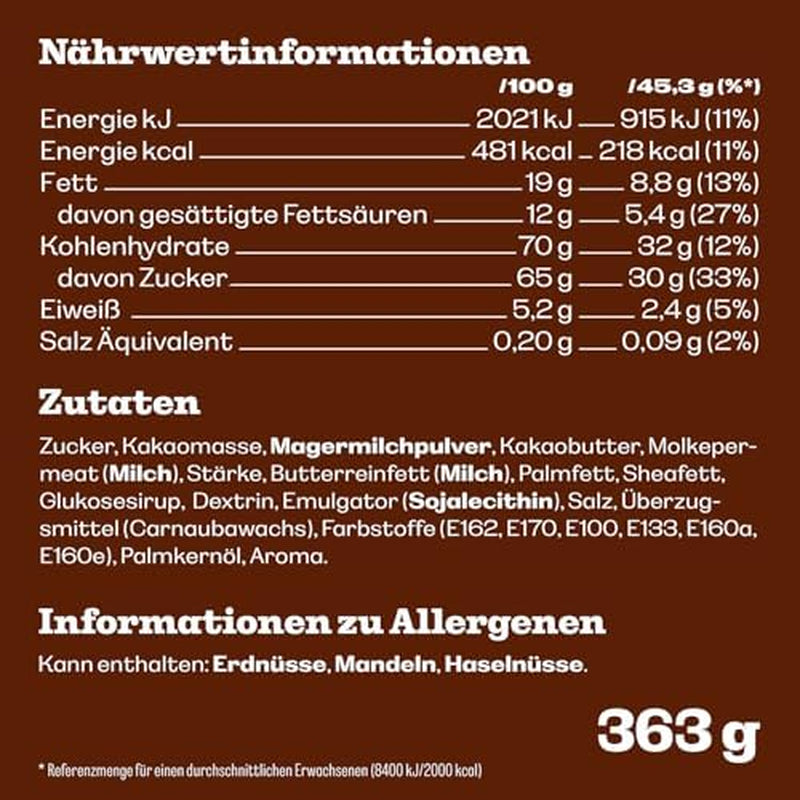 ZAWARTOŚĆ: torebka 363 g czekolady M&M'S, najwyższej jakości dzięki wyselekcjonowanym składnikom