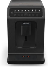 Krups EA897B Evidence Automatyczny ekspres do kawy ECOdesign, automatyczna funkcja espresso i cappuccino, technologia Quattro Force, kubki do mleka uruchamiane jednym dotknięciem, 8 ustawień wstępnych, system mleka, 1450W