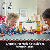 LEGO Super Mario: Mario Kart — zestaw Baby Peach i Grand Prix, figurki Nintendo — Toad, Lakitu, Baby Peach i Lemmy, prezent dla chłopców, dziewcząt i graczy w wieku powyżej 8 lat, zabawka przygodowa 72036 Zestawy do budowania Szukaj w sklepie LEGO