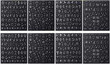 3D srebrne metaliczne naklejki na paznokcie, naklejki na paznokcie dla kobiet, gwiazda, księżyc, słońce, folia na paznokcie, naklejki samoprzylepne, naklejki na paznokcie motyle, naklejki na paznokcie, akcesoria do projektowania paznokci, 8 szt