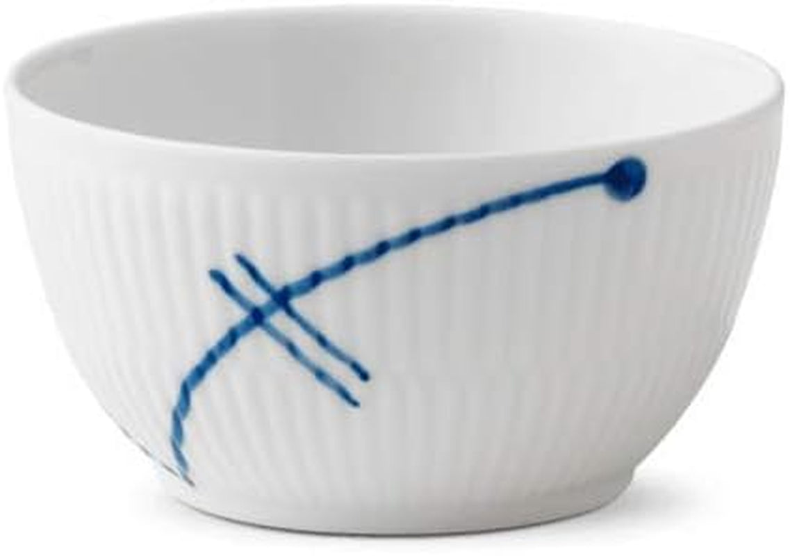 Niebiesko-biała porcelanowa mega popielniczka, 10 cl, ręcznie malowana, 1017342