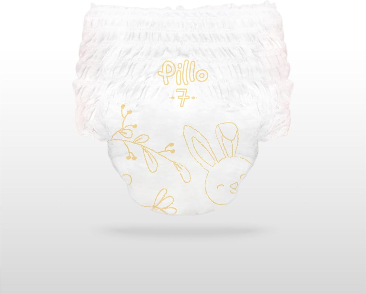 Pieluchy Pillo, rozmiar 7, 84 sztuki, 4 opakowania po 21 pieluszek, rozmiar 7 - XXL (15+ kg) - Pieluchy dziecięce