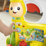 Fisher-Price - Śmiej się i ucz się Camper 3 w 1 Zabawka pchająca dla dzieci i centrum aktywności muzycznej Zabawka dla dzieci 9-36 miesięcy HCK51 Zabawki dla niemowląt Naty Shop
