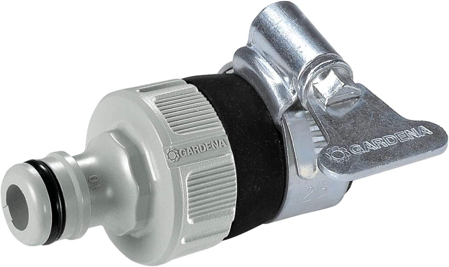 Gardena Water Thief: Uniwersalny adapter do kranu umożliwiający podłączenie węża ogrodowego Gardena do rury o średnicy zewnętrznej 14–17 mm. kran bezgwintowy, odporny na korozję (2908-20)