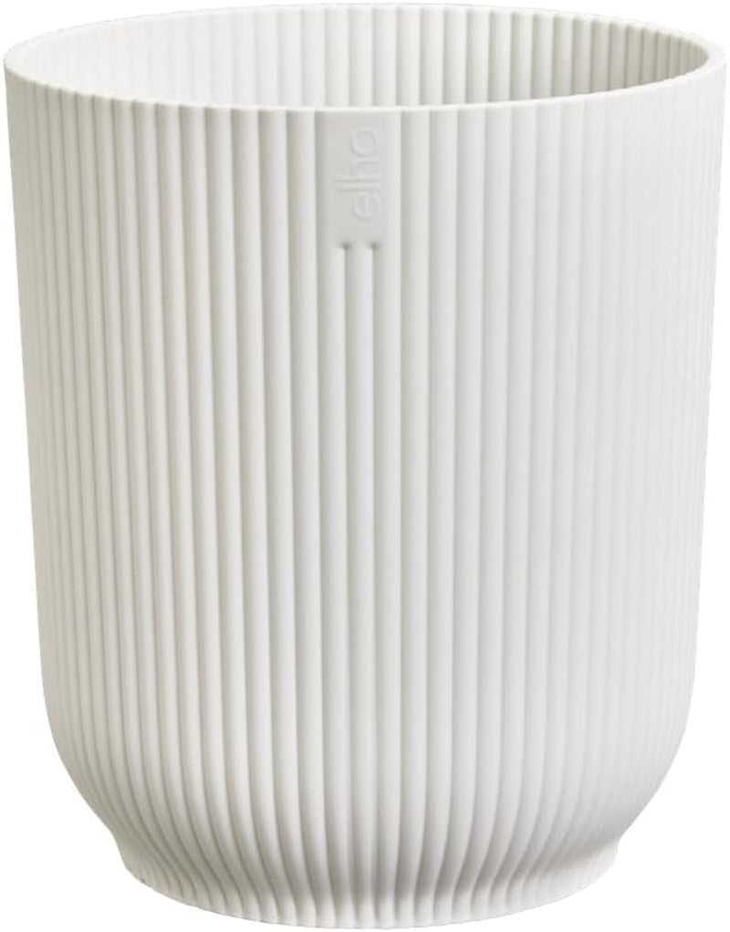 elho Vibes Fold Orchid High 12,5cm - Doniczki do storczyków do wnętrz - Doniczki do wnętrz - 100% plastiku pochodzącego z recyklingu - Biały/Jedwabiście biały