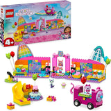 LEGO 4+ Domek dla lalek Gabby Pokój imprezowy Gabby, dyskoteka Zestaw ze zjeżdżalnią i figurkami zwierząt do kreatywnego odgrywania ról, prezent dla dziewcząt i chłopców od 4. roku życia 10797 Zestawy do budowania Besuche den LEGO-Store Domyślny tytuł