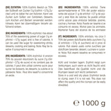 Greatvita Erytrytol 1000 G | Kalorienfreie Süßungsmittel & Zucker-Alternatywa | Zahnfreundlich, Gut Löslich i Glutenfrei | Ideal Für Getränke, Desery i słodziki do wypieków Naty Shop