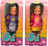 Simba Evi Love Flowers, różne 2 odmiany Tylko jedna pozycja zostanie wysłana lalka w uroczej kwiatowej sukience z kwiatkiem 12 cm Play Doll Wiek 3+