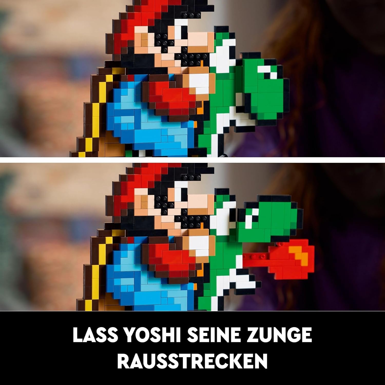 LEGO Super Mario World: zestaw kolekcjonerski Mario i Yoshi Nintendo, figurki Pixel, modele do składania i ekspozycji, dekoracje do domu i przedmioty kolekcjonerskie, zestawy modeli i prezenty dla dorosłych fanów 71438 Zestawy do budowania w sklepie LEGO