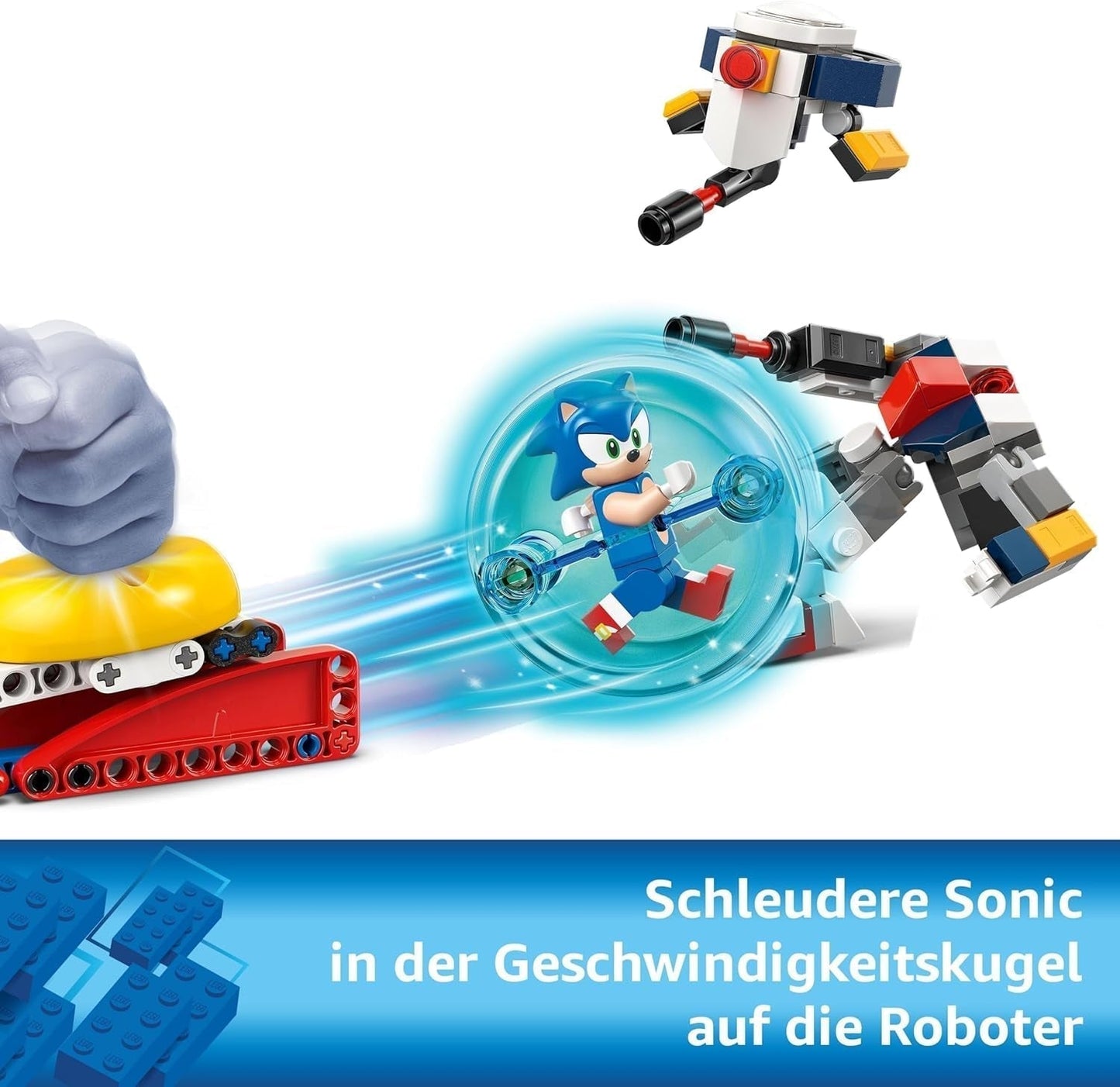 LEGO Sonic the Hedgehog Sonics Pojedynek przy ognisku Zabawka dla dzieci i fanów gier wideo Zestaw do budowania dla chłopców i dziewcząt Zestaw przygodowy dla 7-latków Kolekcjonerski 77001 Zestawy do budowania Beuche den LEGO-Store