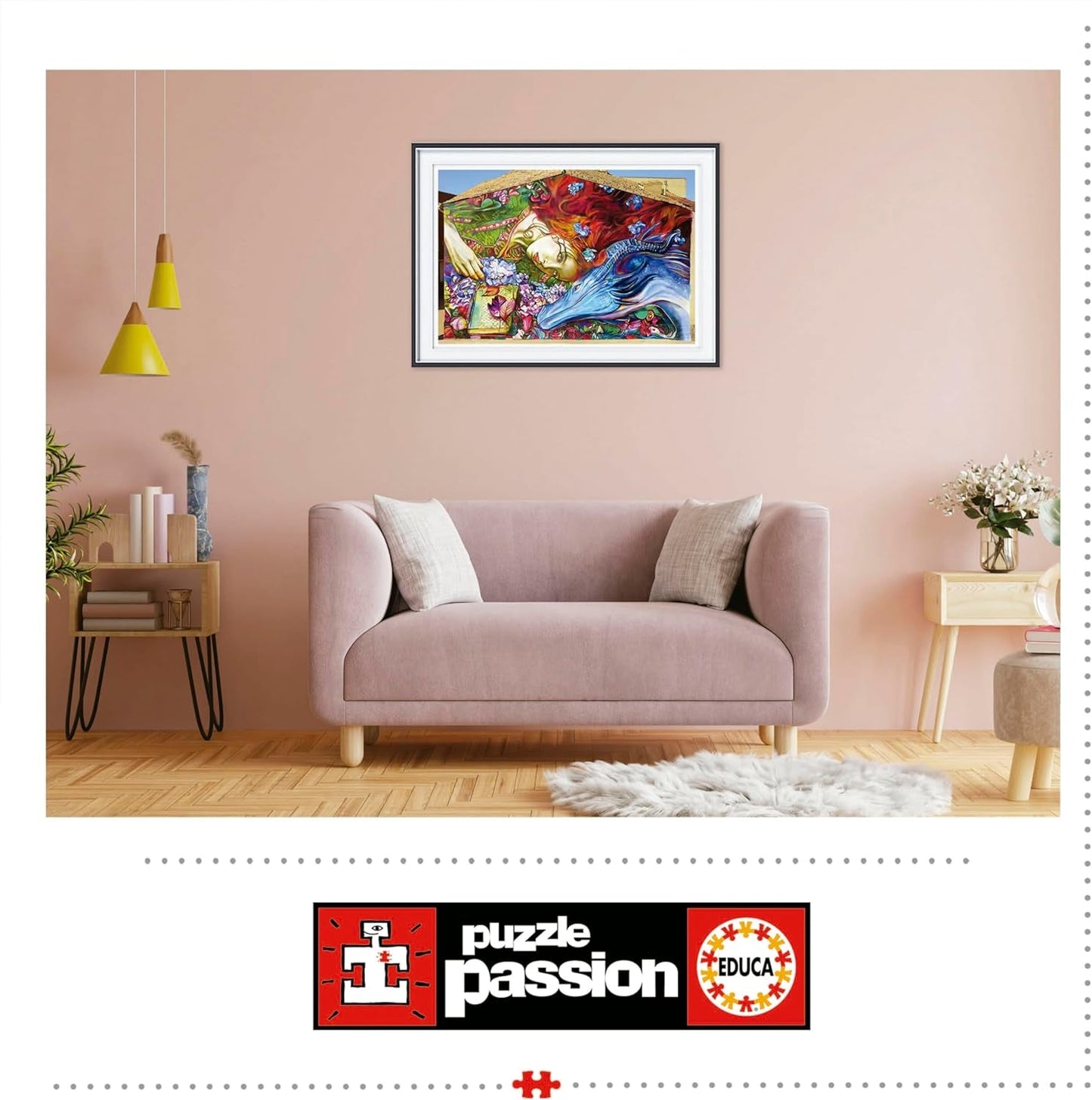 Educa - Puzzle 1000 elementów dla dorosłych | Sant Jordi, Lily Brick. Wymiary: 68 X 48 cm. Zawiera klej do puzzli Fixpuzzle. Od 14 lat (19926) Sklep Puzzle Naty