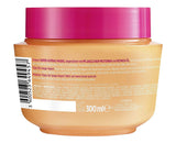 L'Oréal Paris Elvital Maska przeciw rozdwajaniu się końcówek do włosów długich i zniszczonych, Intensywna kuracja spłukująca, Z witaminami roślinnymi i olejkiem rycynowym, Maska Super Build-up Dream Długość, 1 x 300 ml Naty Shop Maska do włosów